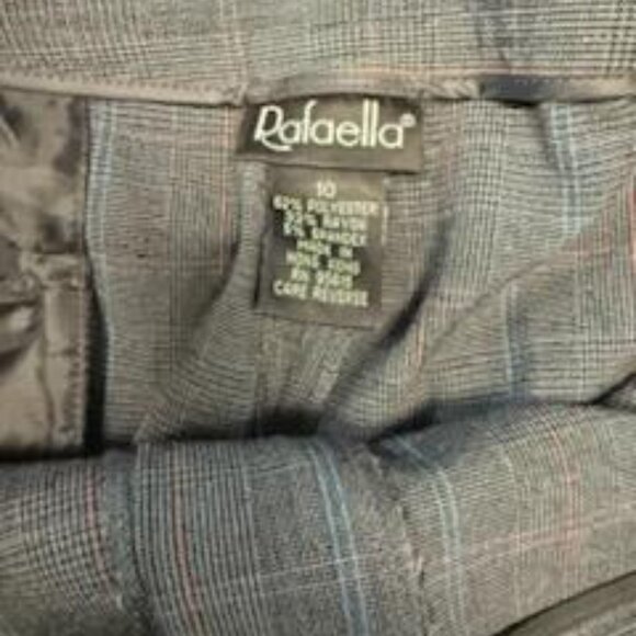 Rafaella Women's 2 Piece Striped Pant Suit - Sz Jacket(14) Pants (10) - Picture 3 of 4